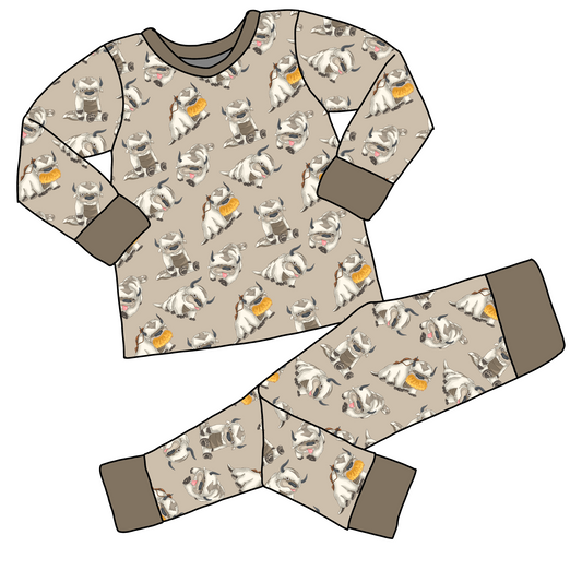 RTS Appa Bamboo Long Sleeve and Pants Pajama Set