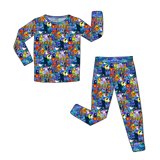 RTS Boo Bear Bamboo Long Sleeve and Pants Pajama Set