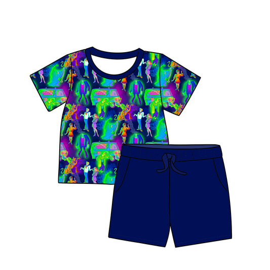 RTS Mystery Gang Tee and Shorts Bamboo Daywear