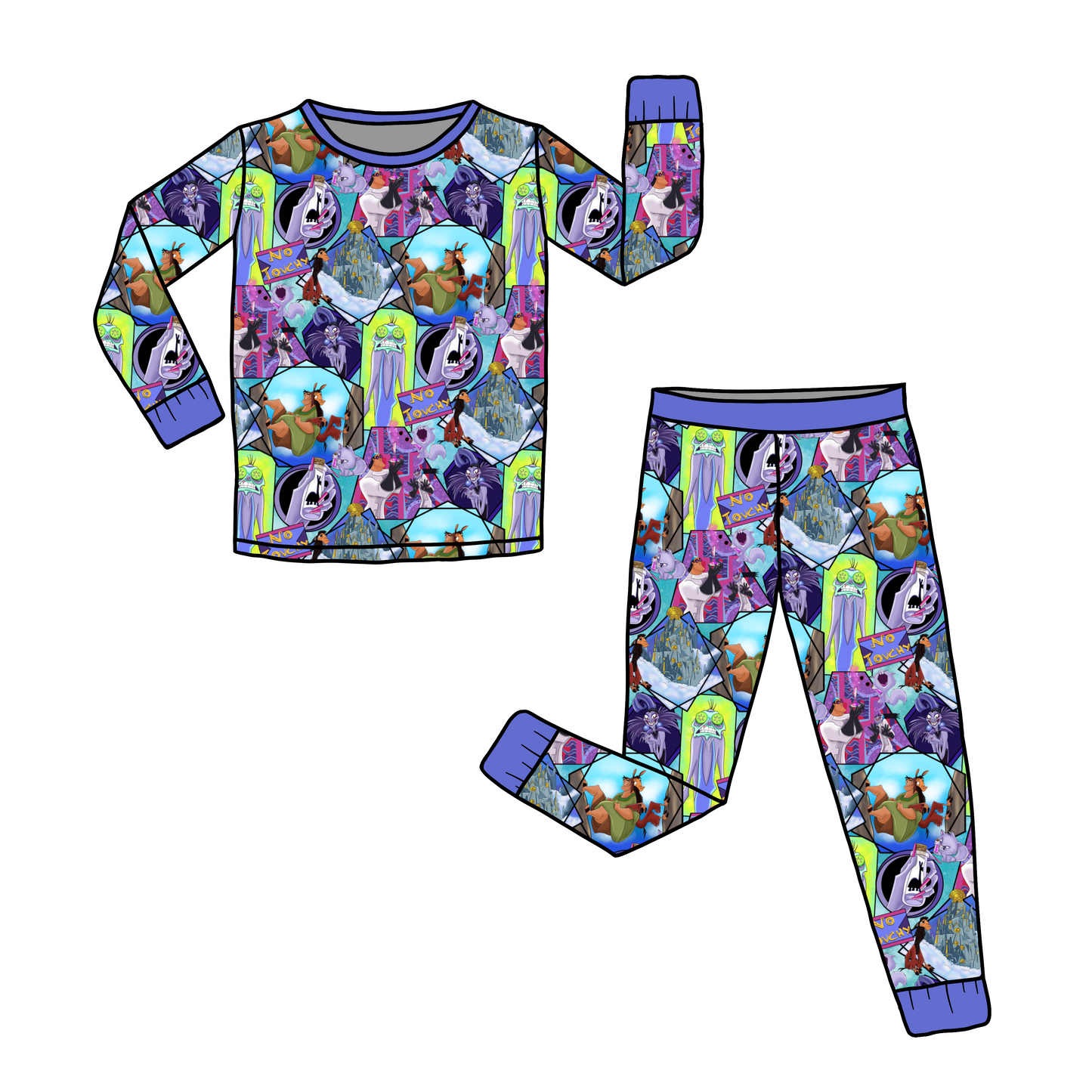 RTS No Touchy Bamboo Long Sleeve and Pants Pajama Set