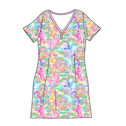 RTS MLP Bamboo Adult Sleep Gown