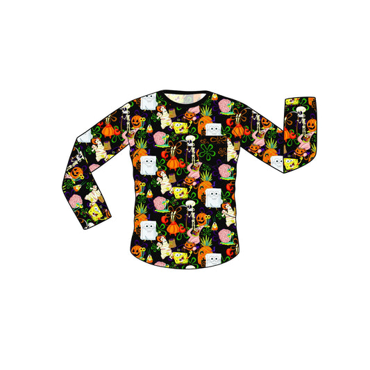 RTS SB Halloween Bamboo Long Sleeve Pocket Tee