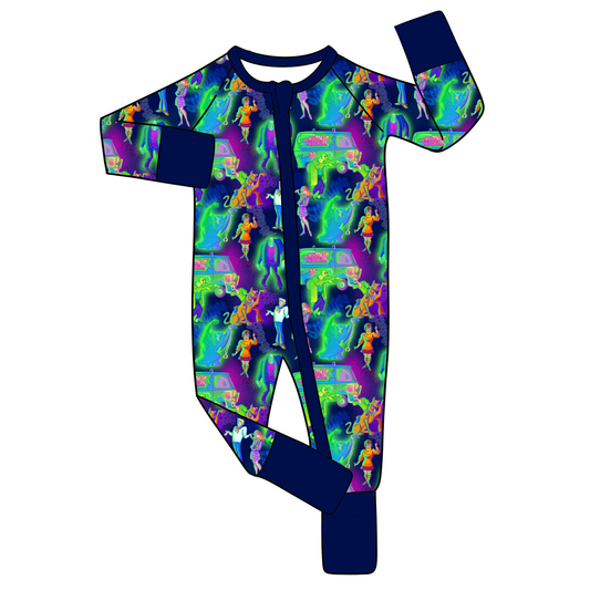 RTS Mystery Gang Convertible Zip Romper