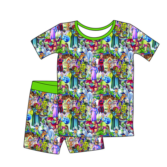 RTS Gumdrop Buttons Short Sleeve and Shorts Pajama