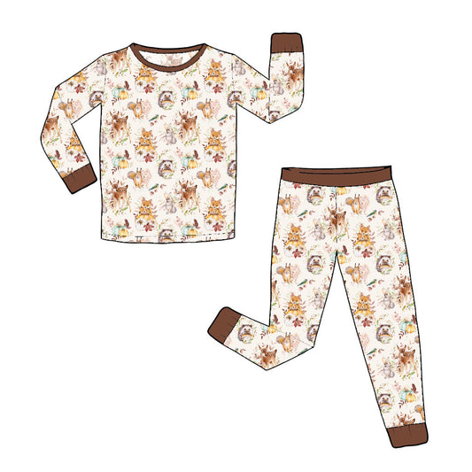 RTS Woodlands Bamboo Long Sleeve and Pants Pajama Set