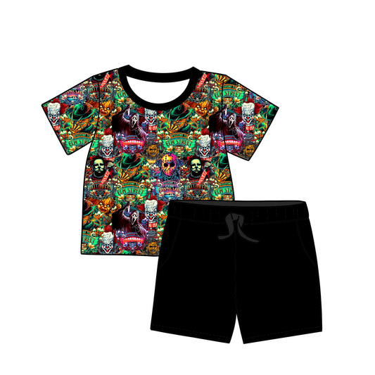 RTS Scary Guys Tee and Shorts Bamboo Daywear