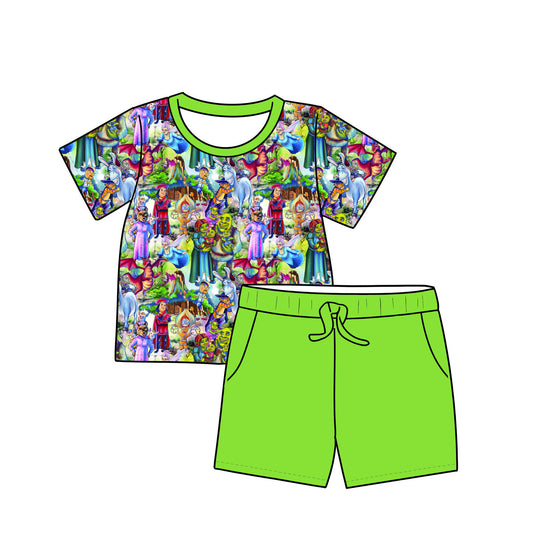 RTS Gumdrop Buttons Tee and Shorts Bamboo Daywear