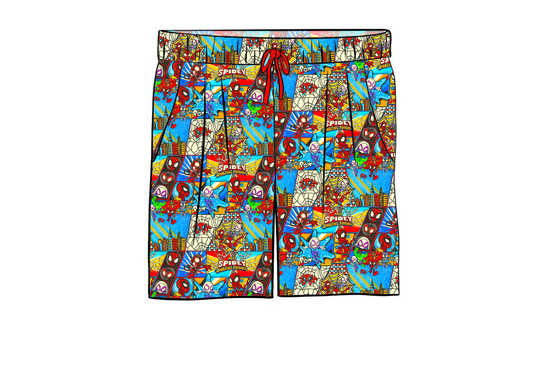 RTS Spidey Men's Bamboo Shorts